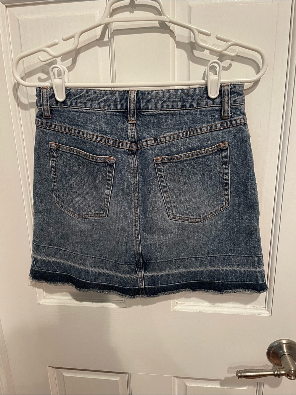 J. Crew Light Wash Denim Skirt - Blue 2 - Picture 3 of 4